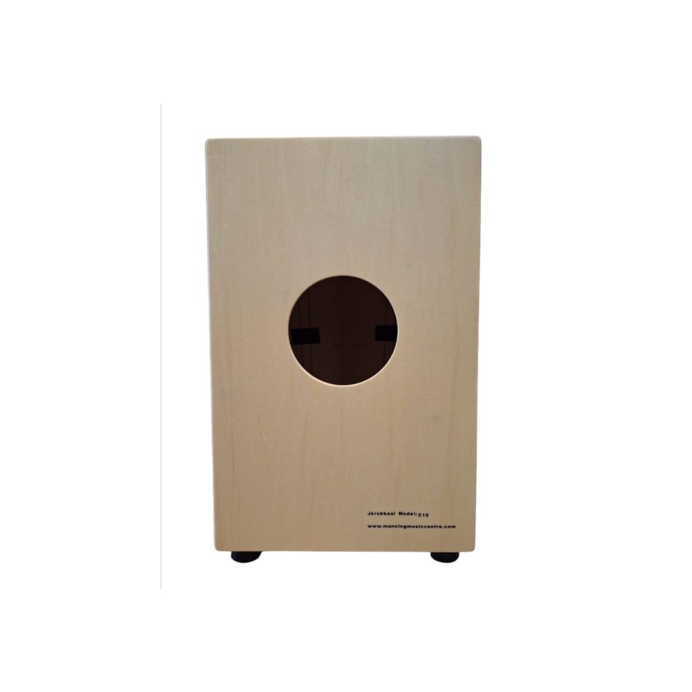 Jerubbaal C10 Full Size Cajon - Walnut (Imported from Brazil) Tapping Front