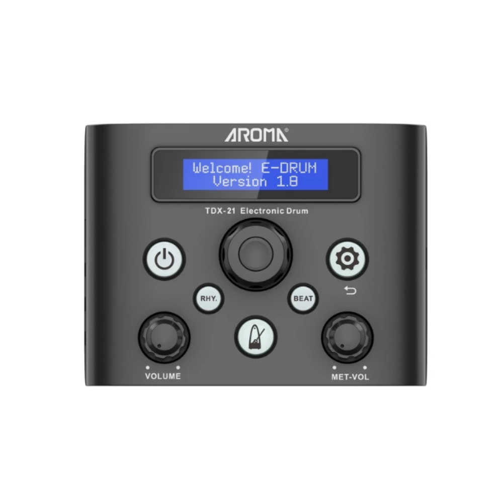 Aroma TDX-21 (8 Piece) Electronic Drum Kit with Mesh Skins (feat. 8" Dual-zone Snare & Kick Pad)