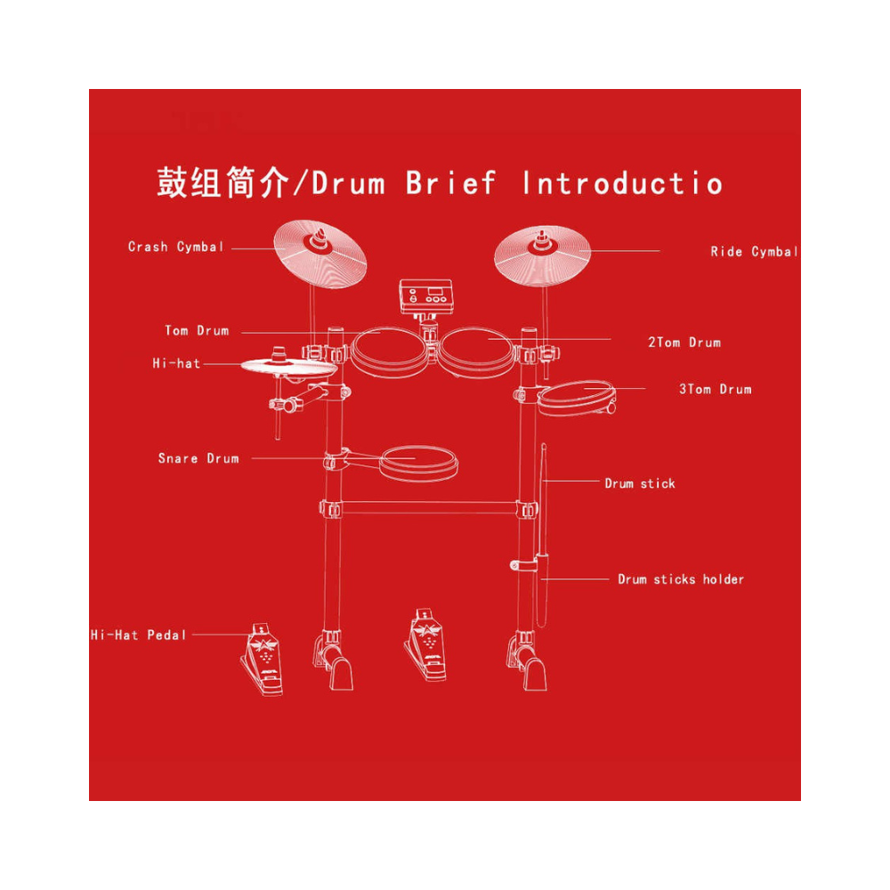 Aroma TDX-15 Electronic Drumset