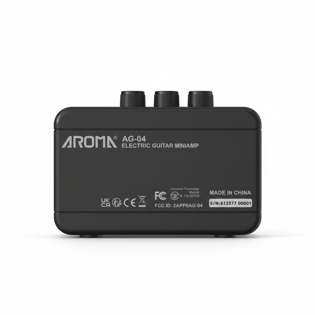 Aroma AG-04 Mini Portable Electric Guitar Amplifier with Bluetooth Connection