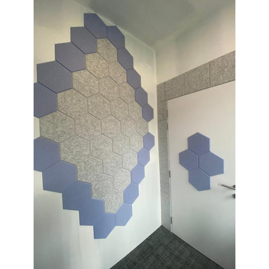 Self-Adhesive Acoustic Panels for Noise Reduction and Sound Absorption (7 pieces per pack)