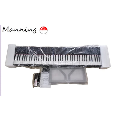 Manning Digital Piano with 88 Semi-Weighted Touch Sensitive Keys (Solid Wooden Cabinet Piano Body)