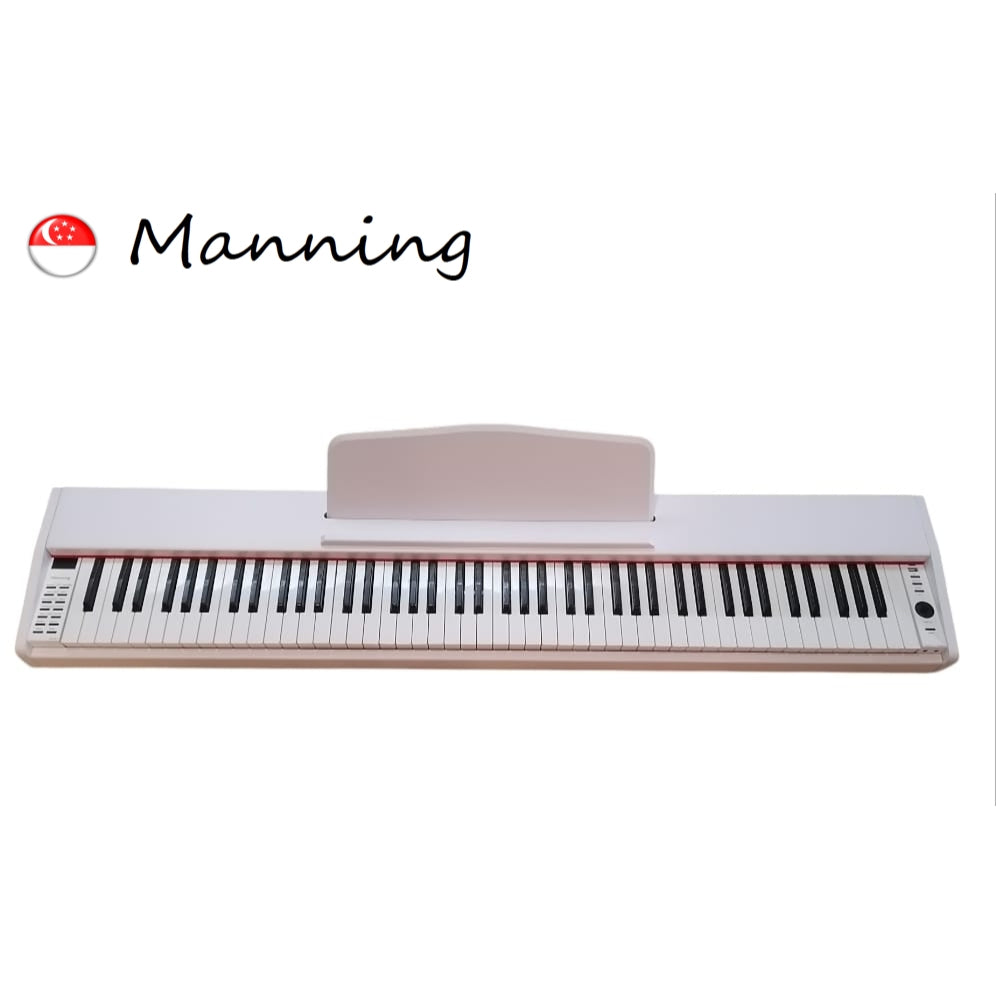 Manning Digital Piano with 88 Semi-Weighted Touch Sensitive Keys (Solid Wooden Cabinet Piano Body)