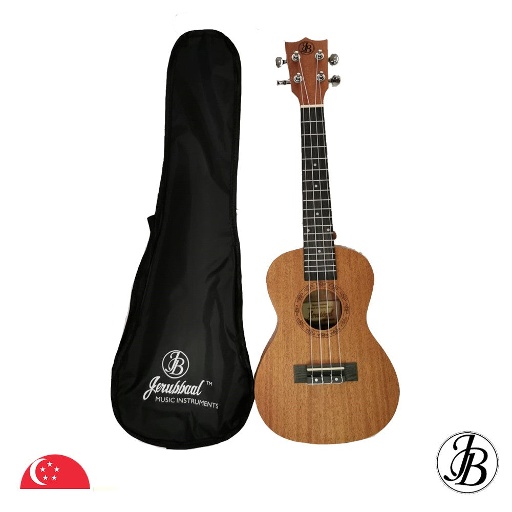 Jerubbaal UK504 Grade A Mahogany Wood Ukulele