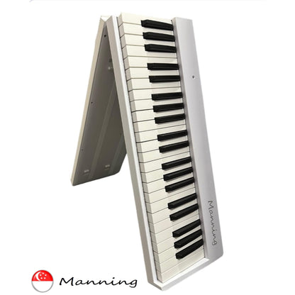 Manning Foldable Digital Piano with Semi-Weighted Touch Sensitive Keys