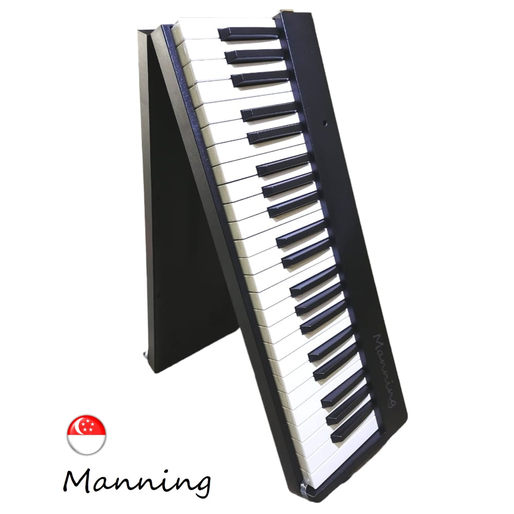 Manning Foldable Digital Piano with Semi-Weighted Touch Sensitive Keys