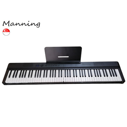 Manning Foldable Digital Piano with Semi-Weighted Touch Sensitive Keys