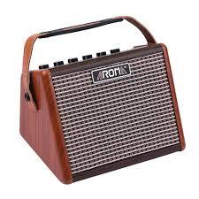 Aroma AG-15A 15W Portable Acoustic Guitar Rechargeable Amplifier USB Chargeable