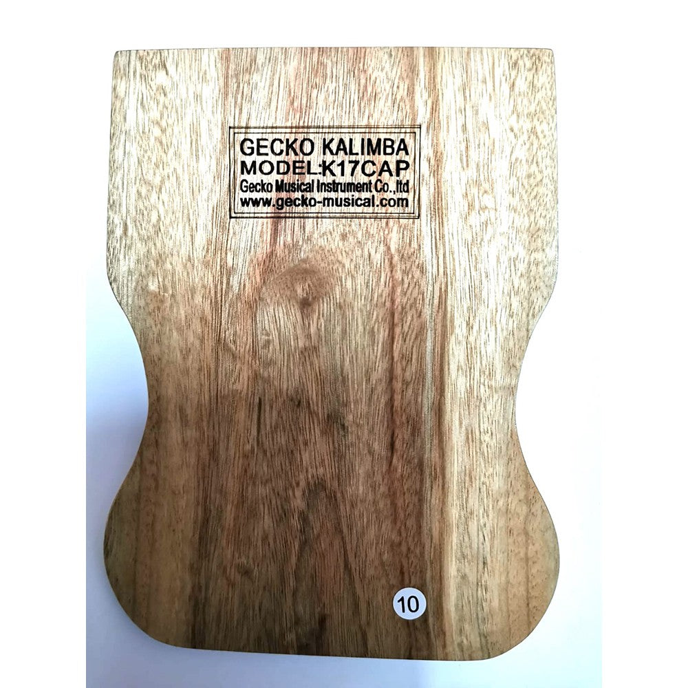 GECKO 17 Keys Full Solid Camphor Wood Handmade Kalimba Thumb Harp - K17CAP