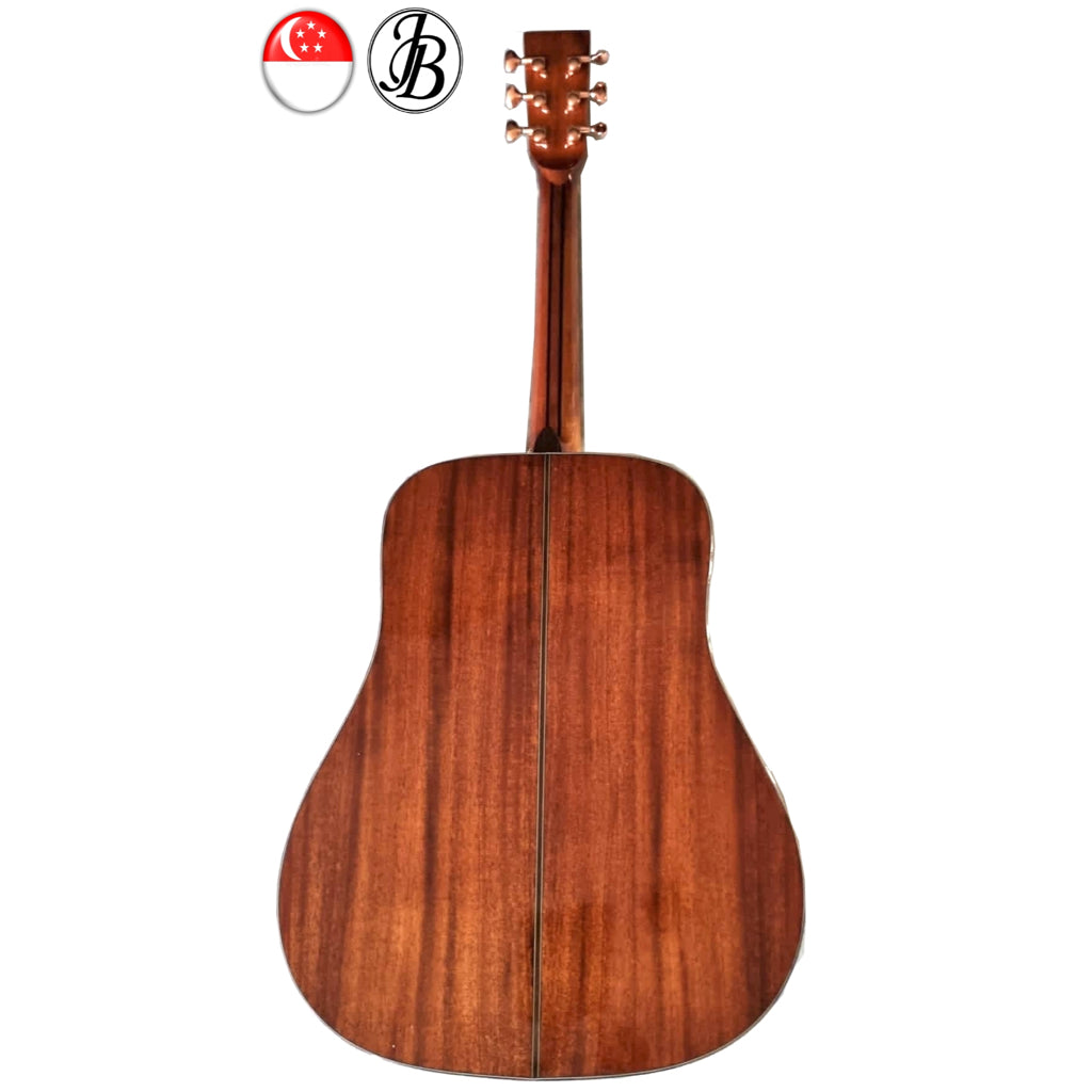 Premium Acoustic Dreadnought FULL Solid Guitar Jerubbaal JD300