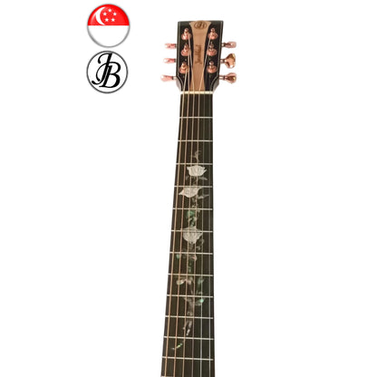 Premium Acoustic Dreadnought FULL Solid Guitar Jerubbaal JD300