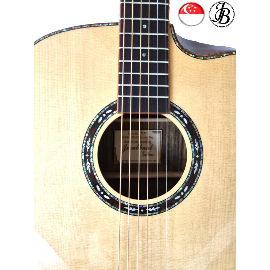 Jerubbaal Bespoke Series JD71 Solidwood Dreadnought Acoustic Guitar