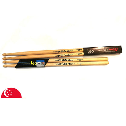 Leo Pair of 5A Maple Wood Drum Sticks Lightweight Profession