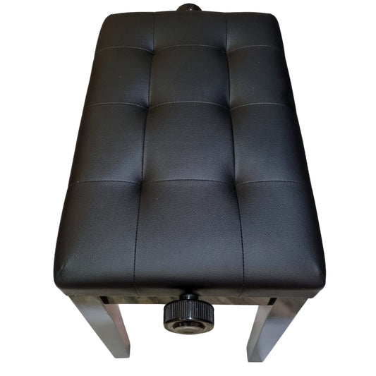 Adjustable Piano Bench with Thick Padded Cushion Seat