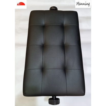 Adjustable Piano Bench with Thick Padded Cushion Seat