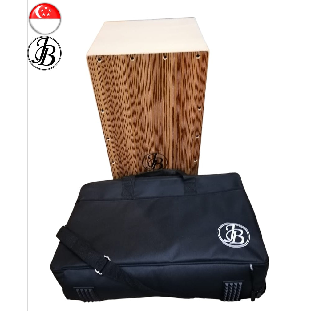Jerubbaal C2 FOLDABLE Stowable Handmade Full Size Premium Cajon (Comes with Padded Bag)