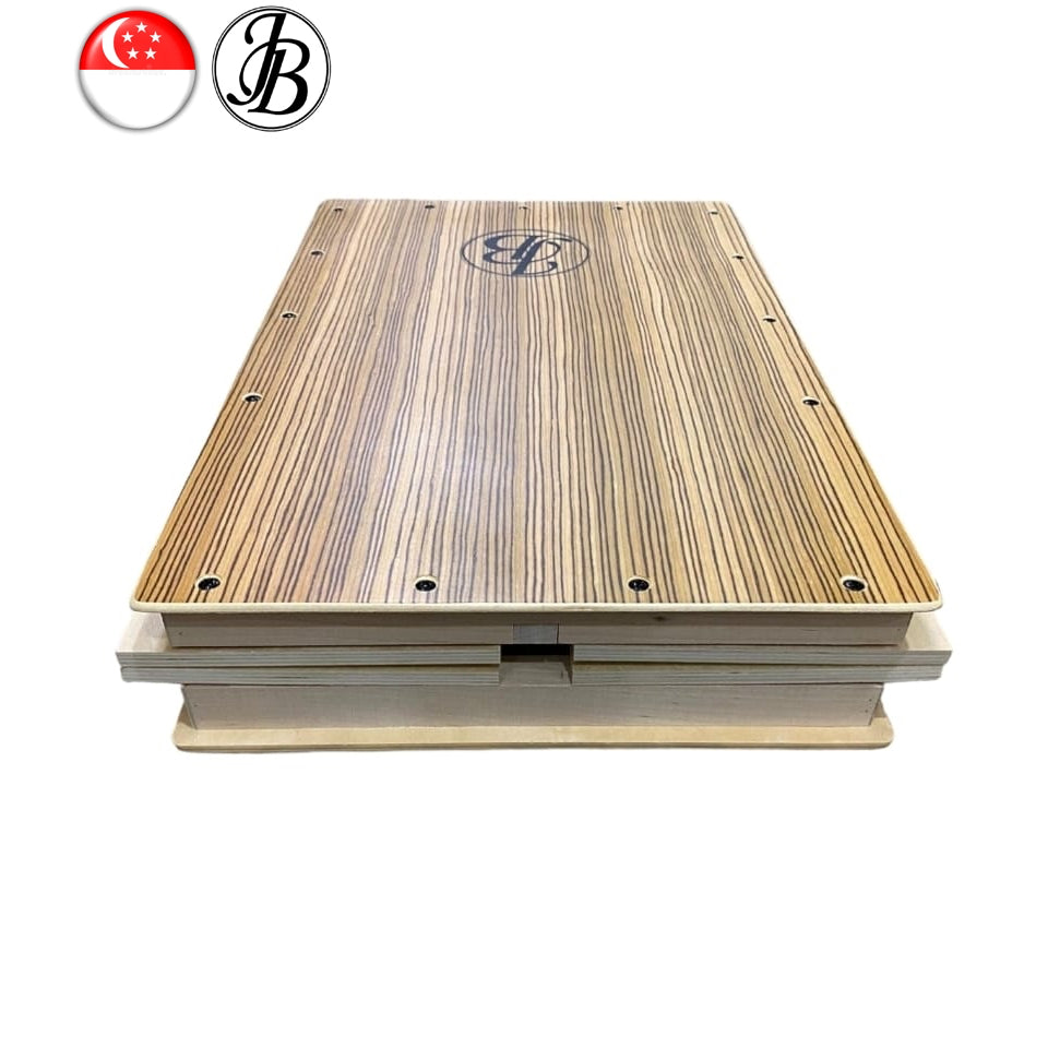 Jerubbaal C2 FOLDABLE Stowable Handmade Full Size Premium Cajon (Comes with Padded Bag)