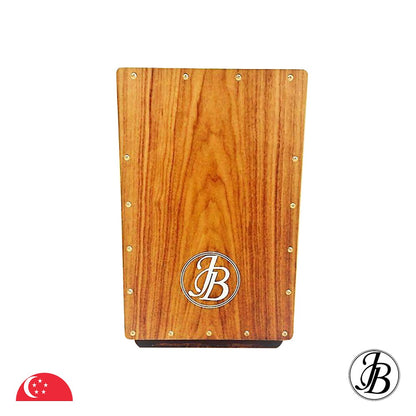 Jerubbaal C10 Full Size Cajon - Walnut (Imported from Brazil) Tapping Front