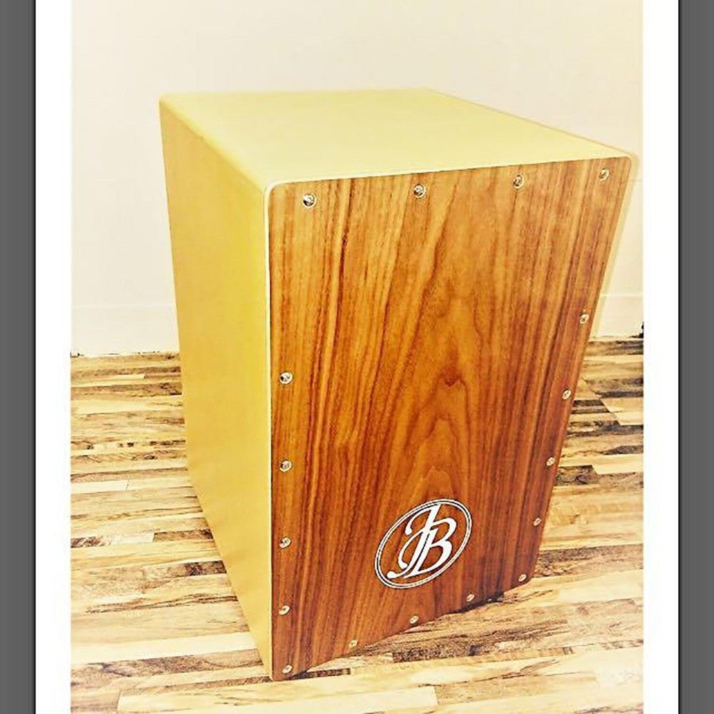Jerubbaal C10 Full Size Cajon - Walnut (Imported from Brazil) Tapping Front