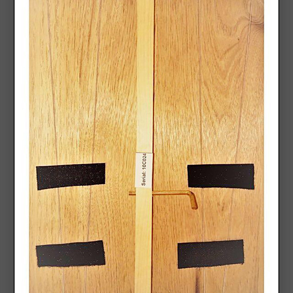 Jerubbaal C10 Full Size Cajon - Walnut (Imported from Brazil) Tapping Front