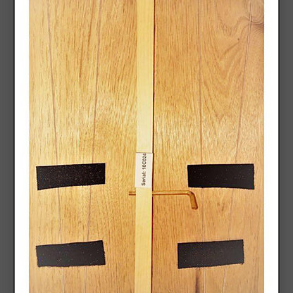 Jerubbaal C10 Full Size Cajon - Walnut (Imported from Brazil) Tapping Front