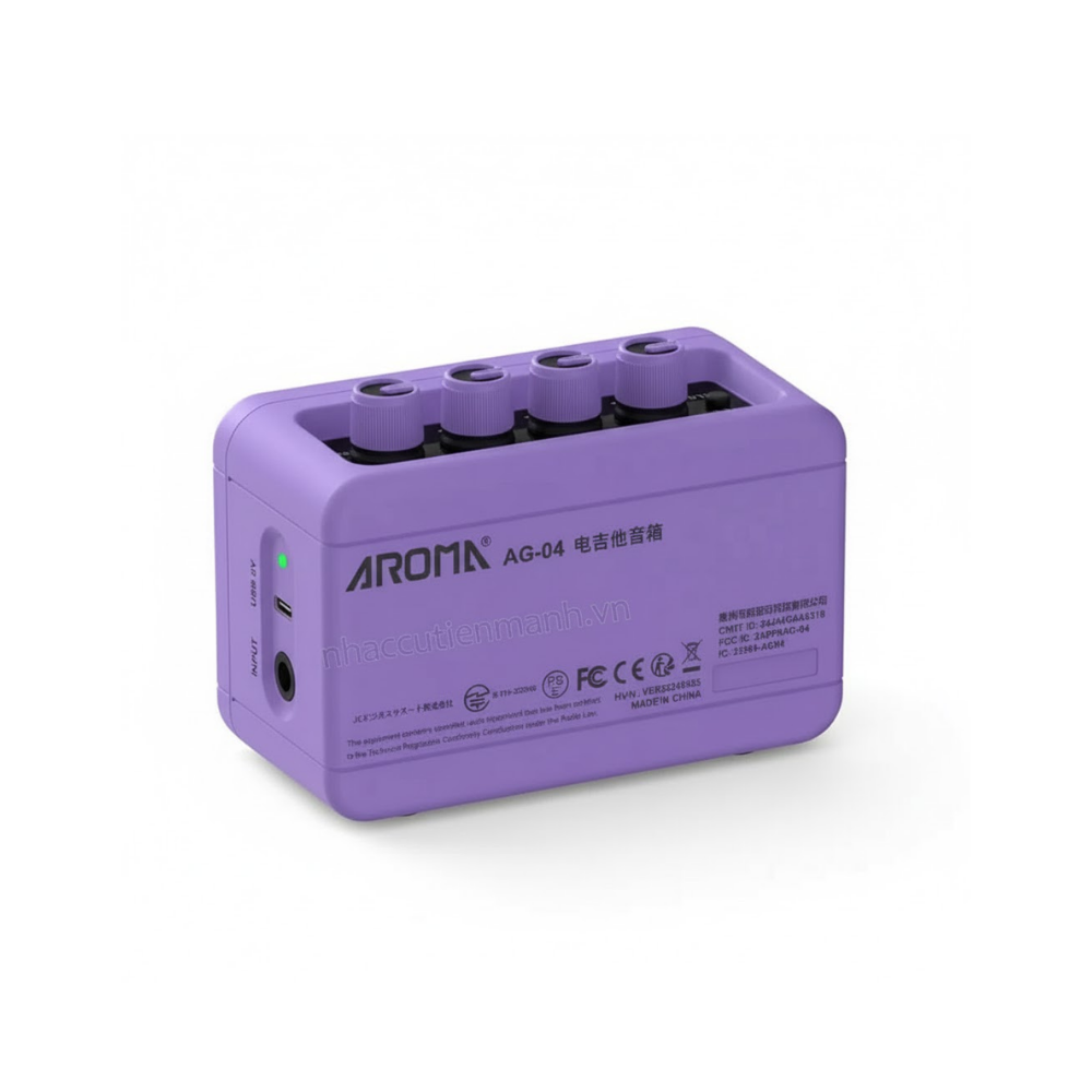 Aroma AG-04 Mini Portable Electric Guitar Amplifier with Bluetooth Connection