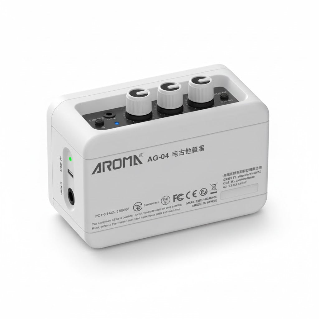 Aroma AG-04 Mini Portable Electric Guitar Amplifier with Bluetooth Connection