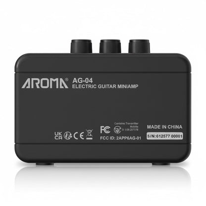 Aroma AG-04 Mini Portable Electric Guitar Amplifier with Bluetooth Connection