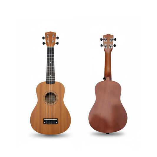 Manning Soprano Ukulele Package - MN21BW Bass Wood