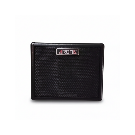 Aroma AG-15A 15W Portable Acoustic Guitar Rechargeable Amplifier USB Chargeable
