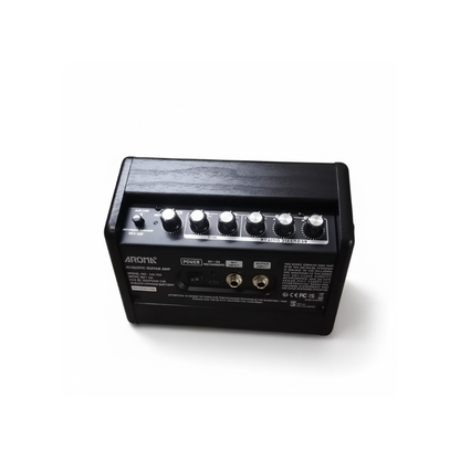 Aroma AG-15A 15W Portable Acoustic Guitar Rechargeable Amplifier USB Chargeable