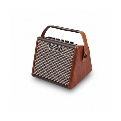 Aroma AG-15A 15W Portable Acoustic Guitar Rechargeable Amplifier USB Chargeable