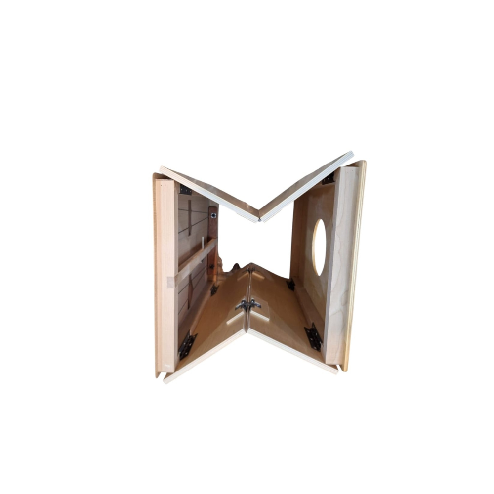 Jerubbaal C2 FOLDABLE Stowable Handmade Full Size Premium Cajon (Comes with Padded Bag)