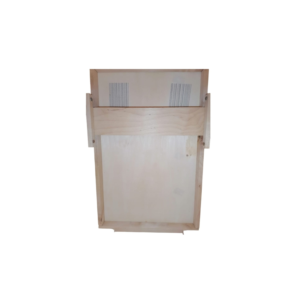 Jerubbaal C9 Full-Size Cajon with Enhanced Snare - Walnut (Imported from Brazil) Tapping Front