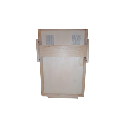 Jerubbaal C9 Full-Size Cajon with Enhanced Snare - Walnut (Imported from Brazil) Tapping Front