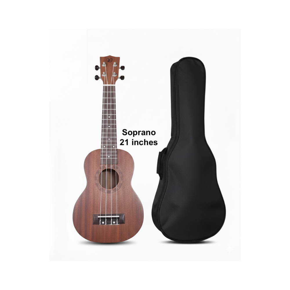 Jerubbaal UK504 Grade A Mahogany Wood Ukulele
