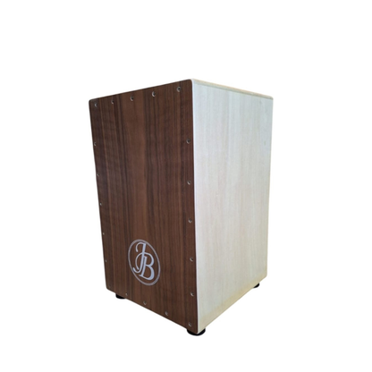 Jerubbaal C10 Full Size Cajon - Walnut (Imported from Brazil) Tapping Front