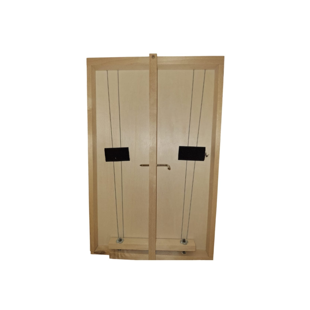 Jerubbaal C10 Full Size Cajon - Walnut (Imported from Brazil) Tapping Front