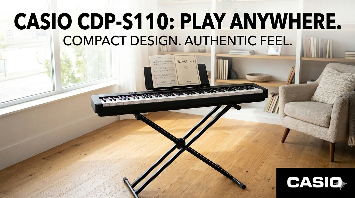 Casio CDP-S360 / S160 / S110 Digital Piano 88-Key Scaled Hammer Action II | Authentic Casio SG Warranty [Ready Stock]