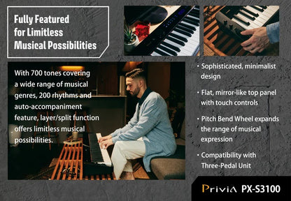 Casio Privia PX-S3100 Digital Piano