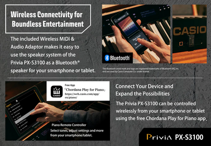 Casio Privia PX-S3100 Digital Piano