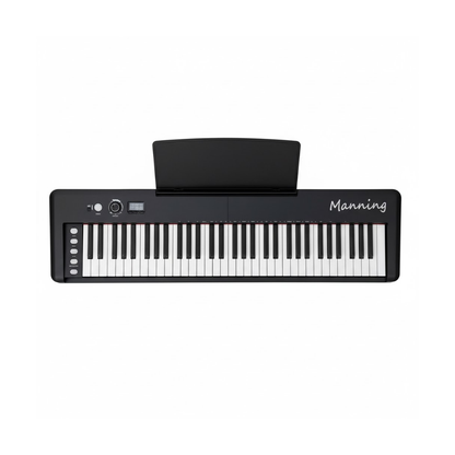Manning Foldable Digital Piano with Semi-Weighted Touch Sensitive Keys