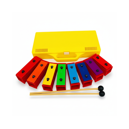 8 Pieces (8 Notes) Resonator Bells Glockenspiel Set (Pitched Percussion Instrument)