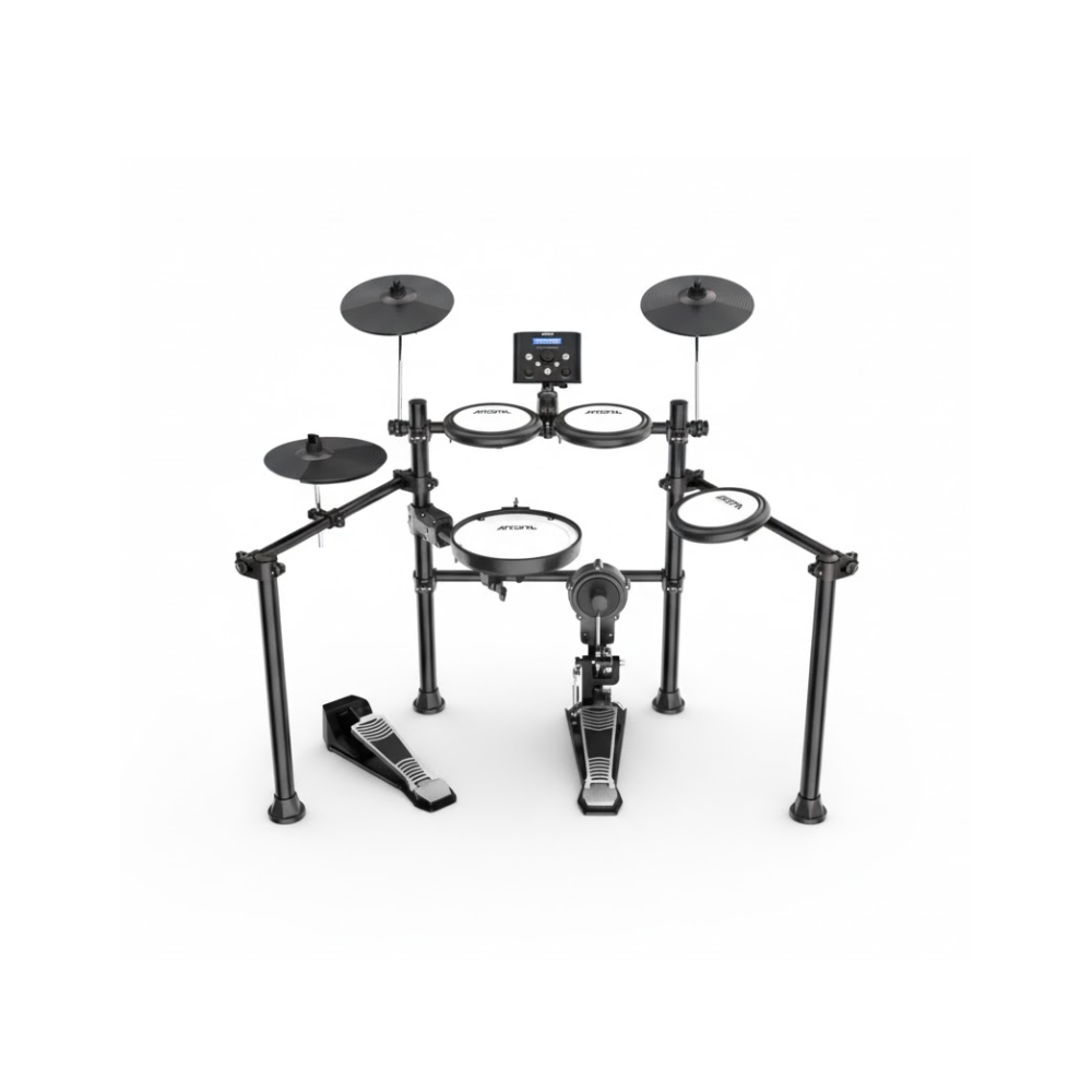 Aroma TDX-21 (8 Piece) Electronic Drum Kit with Mesh Skins (feat. 8" Dual-zone Snare & Kick Pad)