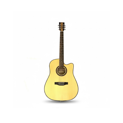 Acoustic Dreadnought SOLID TOP Guitar Jerubbaal JD75