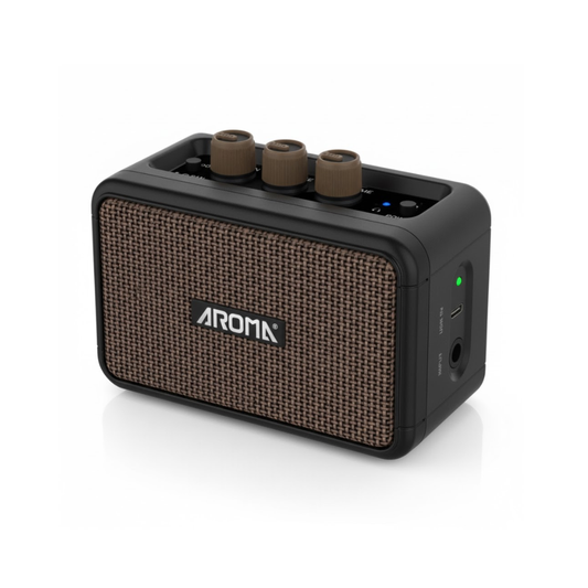 Aroma AG-04 Mini Portable Electric Guitar Amplifier with Bluetooth Connection