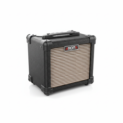Aroma AG10 Portable Compact 10 Watts Electric Guitar Amplifier Package - Dual (Battery & AC) Operated
