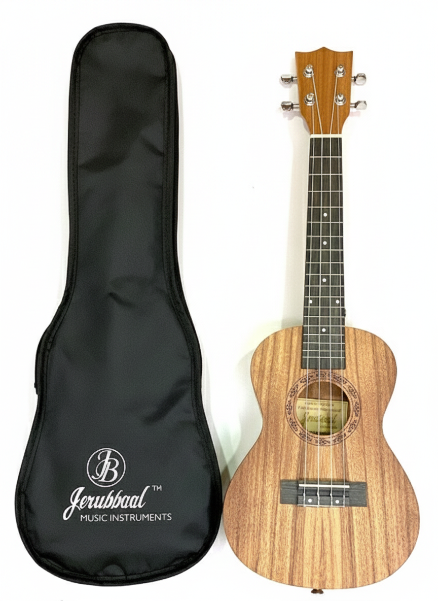 Jerubbaal UK1010 Laminated Acacia Koa Wood Concert Ukulele