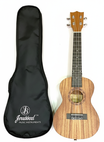 Jerubbaal UK1010 Laminated Acacia Koa Wood Concert Ukulele