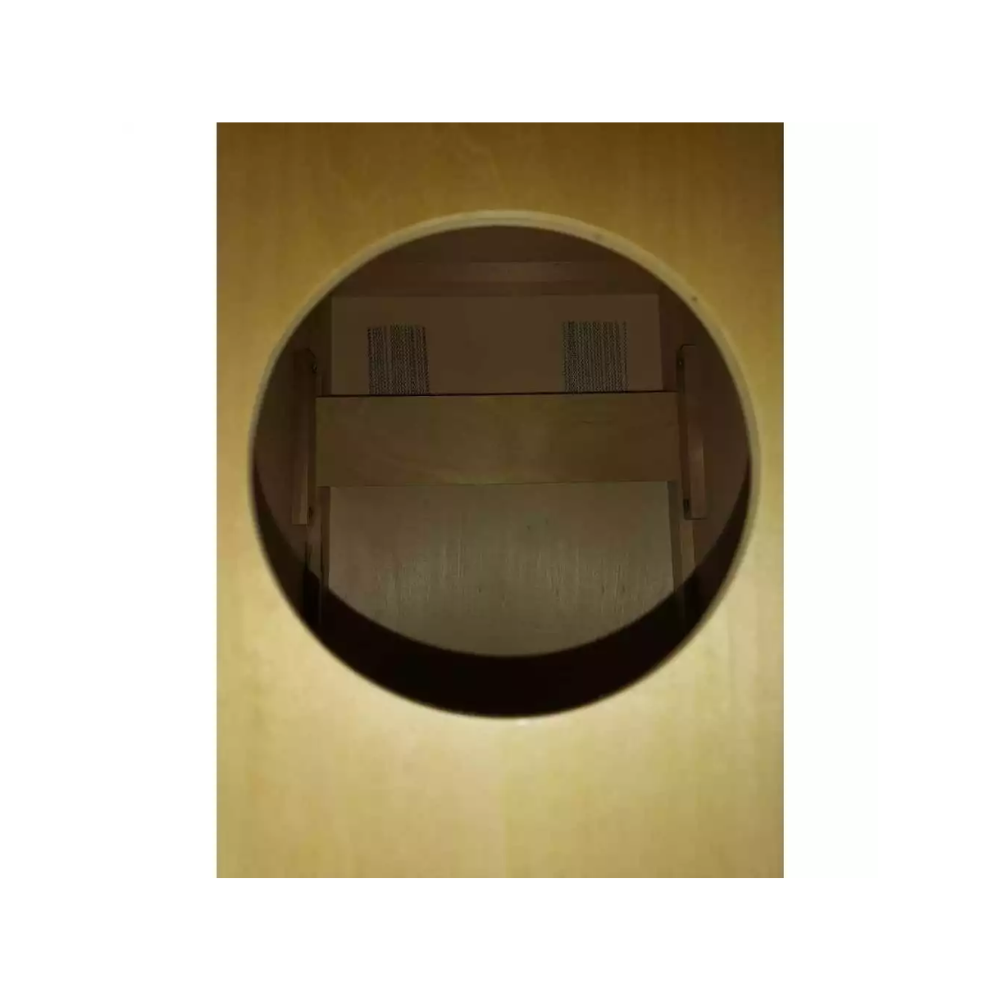 Jerubbaal C9 Full-Size Cajon with Enhanced Snare - Walnut (Imported from Brazil) Tapping Front